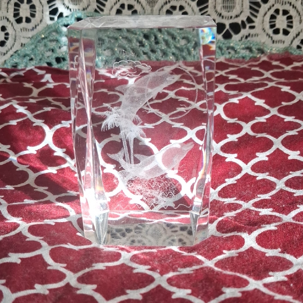 Crystal 3D Dolphin Figurine